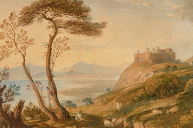 John Varley watercolour