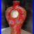 14-4-Marked-Old-China-Red-Glaze-Gilt-Silver-Dollar-Dragon-Bottle-Vase-Wood-Box-01-ohz