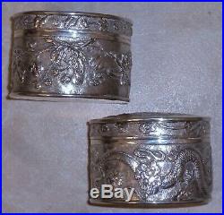 1900s. Really fine pair of Chinese silver boxes. Fine condition. Antique