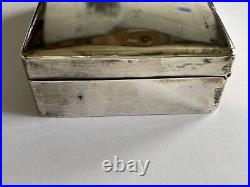 1914 China Chinese Wang Hing Silversmith Sterling Silver Box Case