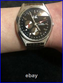 1990-1999 very unique Chinese Shanghai brand multi-pointer wrist watch