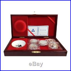 1995 Chinese Invention and Discovery Silver Proof 5-Coin Set ASW 3.215 oz withBox