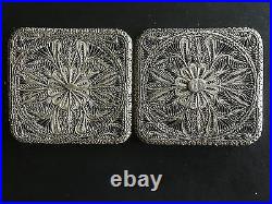 19th Century China Chinese Silver Filigree Case Box
