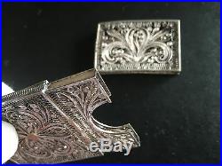 19th Century China Chinese Silver Filigree Export Case Box