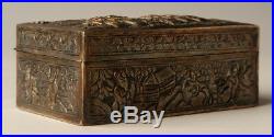 19th Century, Qing Dynasty, Antique Chinese Silver Box
