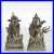 2-Figural-Signed-Chinese-Export-Silver-Salt-Pepper-Shakers-Snuff-Box-Opium-SL-01-cea