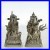 2-Figural-Signed-Chinese-Export-Silver-Salt-Pepper-Shakers-Snuff-Box-Opium-SL-01-tsme