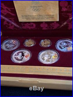 2008 Beijing Olympics Chinese Gold and Silver Proof Set with Box & COA