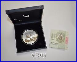 2014 China Silver Panda S50 Yuan 5 oz. 999 Silver Chinese Coin BOX and COA