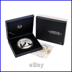 2015 1 Kilo Proof Silver Chinese Panda Coin with COA and Box #A295