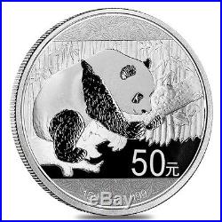 2016 150 gram Chinese Silver Panda 50 Yuan. 999 Fine Proof (withBox & COA)