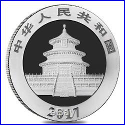 2017 1 kilo Chinese Silver Panda 300 Yuan. 999 Fine Proof (withBox & COA)