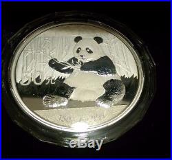 2017 150 gram Chinese Silver Panda. 999 Fine Proof with Box & COA