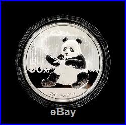 2017 Chinese Panda Commemorative Coin, 50 Yuan, 150 Grams! Case, Box, and COA