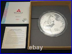 2023 150gram. 999 Silver Chinese Panda Proof Coin withCoa and Box