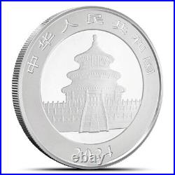 2024 30 Gram Chinese Silver Panda Day and Night Two-Coin Set (BU, Box, CoA)