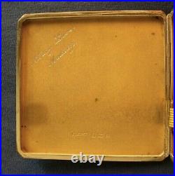 532-Antique silver cigarette case with enamel