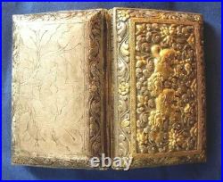 680-Antique silver & gold Chinese box