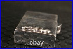 95g S925 chinese solid silver statue Lighter chassis cloth box