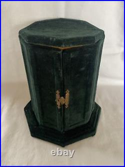 A Rare Cased Chinese Silver Gilt and Enamel Tea Caddy c. 1900, Marked (F2339)