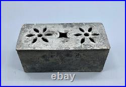 A rare pewter antique Chinese Opium Dross Box