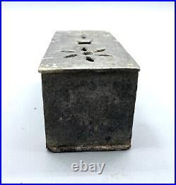 A rare pewter antique Chinese Opium Dross Box