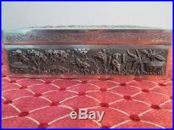 ANTIQUE CHINESE EXPORT TO VIETNAM Silver Presentation Box