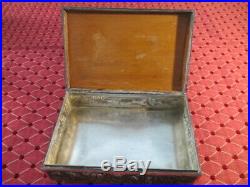 ANTIQUE CHINESE EXPORT TO VIETNAM Silver Presentation Box