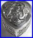 ANTIQUE-Chinese-Sterling-Silver-DRAGONS-FLOWERS-Jewelry-TRINKET-HEART-SHAPE-Box-01-pk