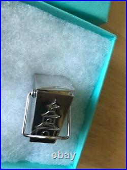 AUTHENTIC TIFFANY & CO RARE VINTAGE Silver Chinese Take Out Pill Box