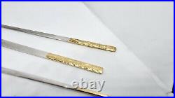 Ag. 999 Silver Chinese Character Chopsticks & Spoon For Two, Excellent, Orig Box