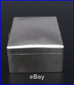Antike Sterling Silber Dose Zigarettendose Tabatiere Silber chinese silver box