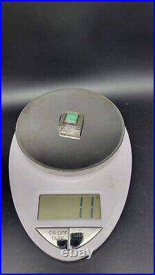 Antique CHINESE EXPORT STERLING SILVER JADE PILL BOX