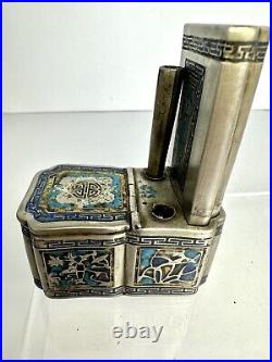 Antique Chinese Collectors Opium Travel Set Silver