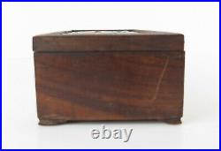Antique Chinese Enameled Silver Metal Teak Rosewood Box Scholar's Objects