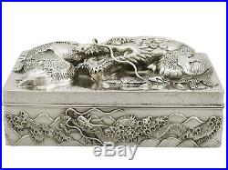 Antique Chinese Export Silver Box- 1890s