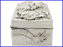 Antique Chinese Export Silver Box by Kuhn & Kormor Circa 1900