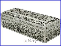Antique Chinese Export Silver Box by Wang Hing & Co Circa 1890