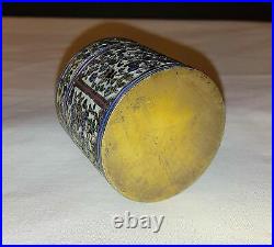Antique Chinese Export Silver Cloisonné Box 19th Century