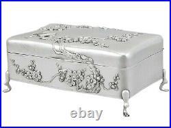 Antique Chinese Export Silver Jewellery Box Circa 1895