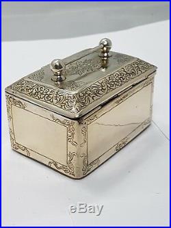 Antique Chinese Export Silver hallmarked box
