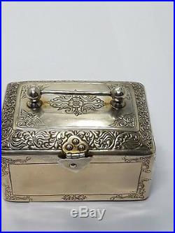 Antique Chinese Export Silver hallmarked box