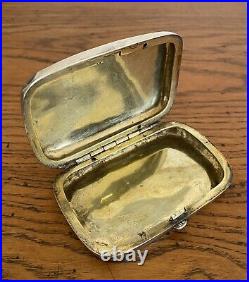 Antique Chinese Export Solid Silver 88g Tobacco Box/Card Case RARE ESTATE FIND