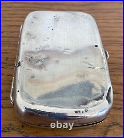 Antique Chinese Export Solid Silver 88g Tobacco Box/Card Case RARE ESTATE FIND