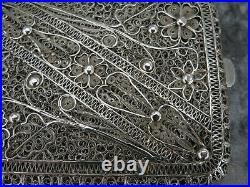 Antique Chinese Or Russian Siver Filigree Case c1900