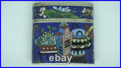 Antique Chinese Silver Cloisonne Enamel Box Trinket Box With Lid, Signed