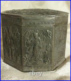 Antique Chinese Silver Opium Box Snuff Box