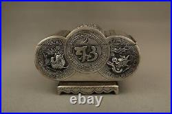 Antique Chinese Silver Plate Box Case