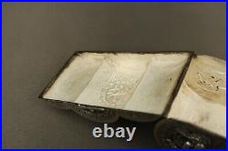 Antique Chinese Silver Plate Box Case