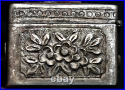Antique Chinese Silver Snuff Box French Fla Market Find